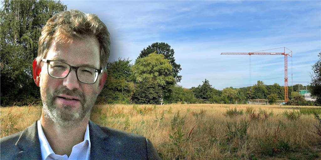 Kuriosum bei neuem Wohngebiet in Werne irritiert selbst den Dezernenten Blick auf die freie Fläche an der Schlägelstraße