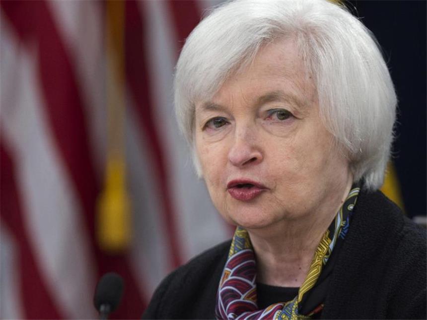 Notenbank-Chefin tritt bei Geldpolitik leicht auf die Bremse Auf ihre Worte warten die Finanzmärkte einmal im Monat: Fed-Chefin Janet Yellen Foto: Shawn Thew