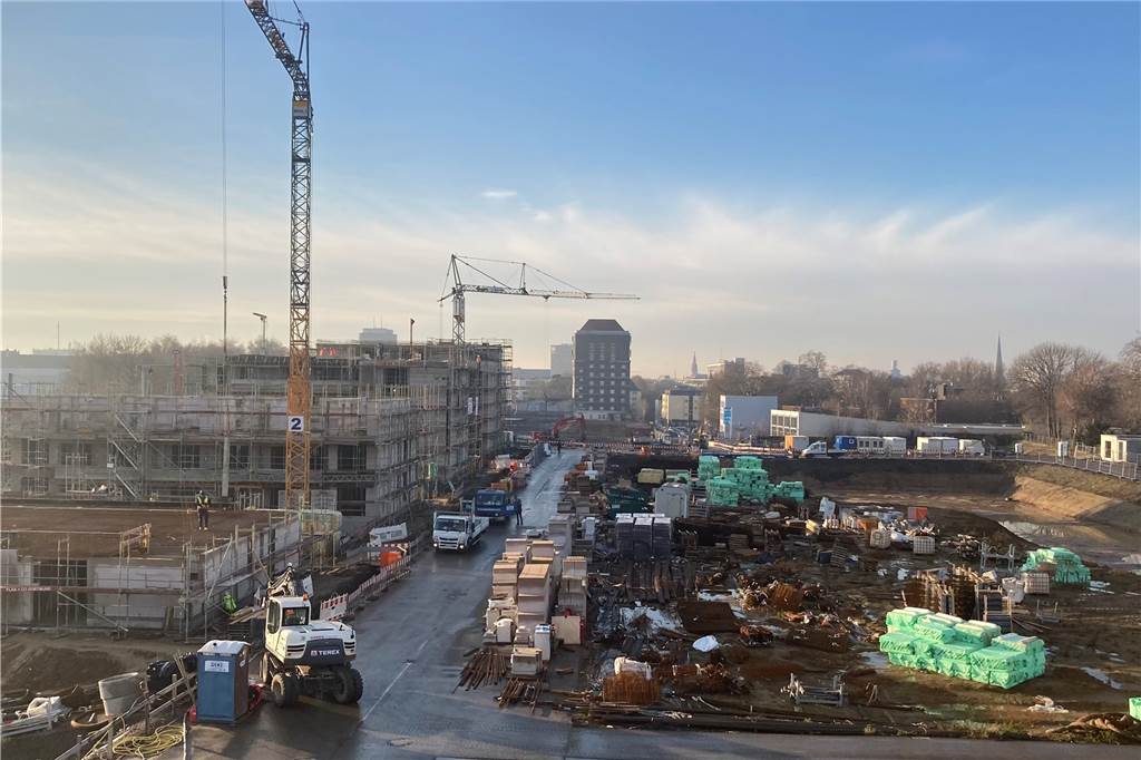 Rathaus, Bahnhof, Kampstraße: die zehn wichtigsten Dortmunder Bauprojekte Auf mehreren Baufeldern gleichzeitig laufen die Arbeiten am Kronprinzen-Viertel.