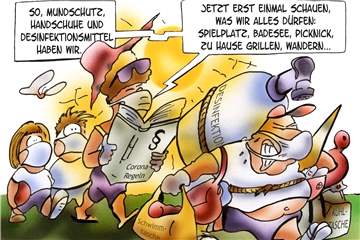 Auf nach draußen geht es an Pfingsten  – aber was ist erlaubt, was nicht in Coronazeiten?