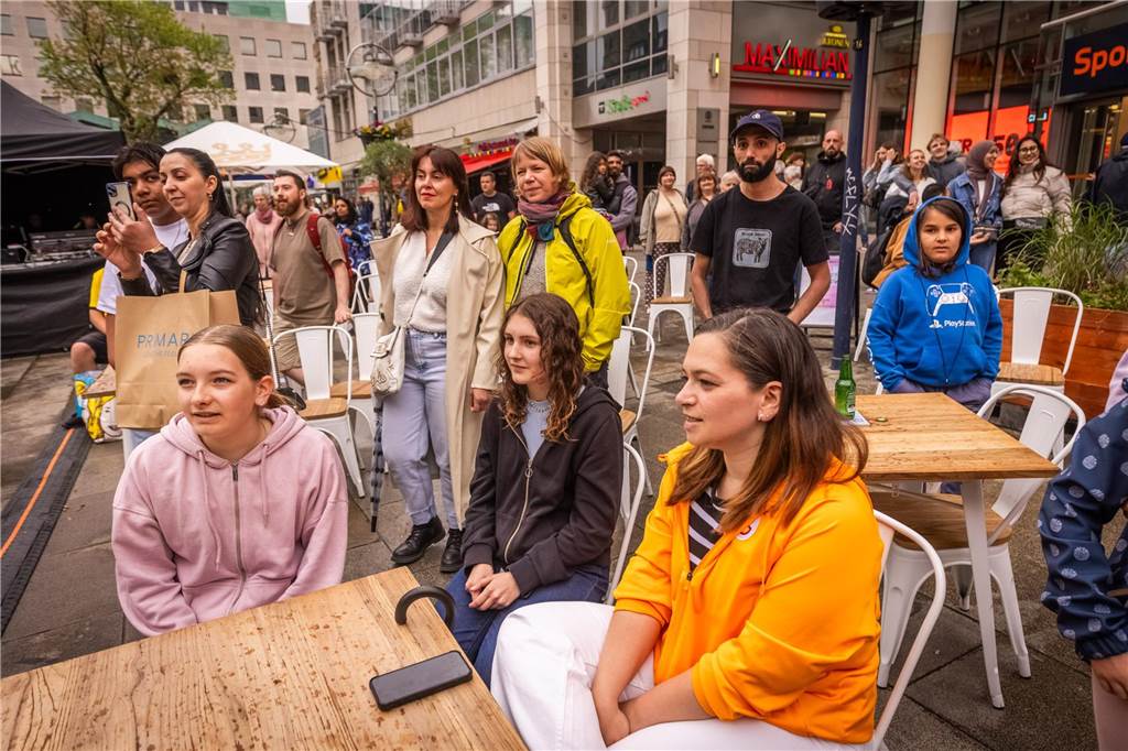 Auf vielen Bühnen in der Innenstadt gab es ab dem Nachmittag Musik.