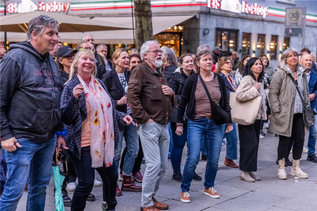 Auf vielen Bühnen in der Innenstadt gab es ab dem Nachmittag Musik.