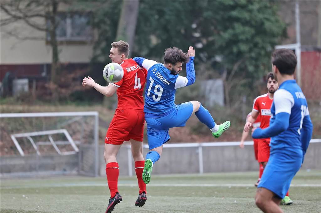 Auf Wiedergutmachung für das 3:4 des Hinspiels war der FC Frohlinde am zweiten Rückrundenspieltag der Bezirksliga bei BW Huckarde aus. Das gelang mit einem 3:1-Sieg mit zwei Toren von Omar Demir.
