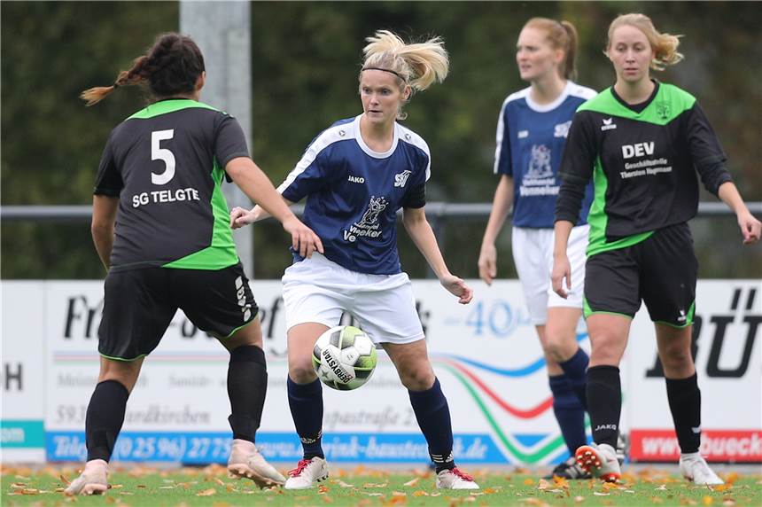 Die SG Selm/Südkirchen bekommt Aufstiegsrecht - Kreis Münster gibt Aufsteiger bekannt Aufgestiegen: Die SG Selm/Südkirchen um Kapitänin Nathalie Voß darf in der kommenden Saison wieder in der Frauenfußball-Kreisliga A spielen.