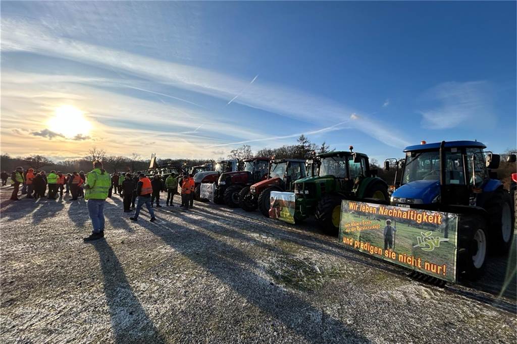 Bauerndemo am 8.1.2024 in Recklinghausen