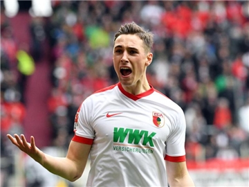 Augsburgs Dominik Kohr wechselt wieder zu Bayer Leverkusen zurück. Foto: Stefan Puchner