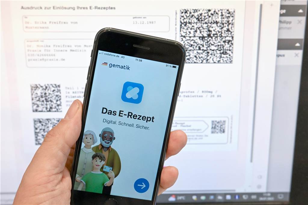 Probleme mit E-Rezept: „Einführung kam mit der Brechstange“ Ausdruck oder App sind zwei der Wege, das E-Rezept einzulösen.
