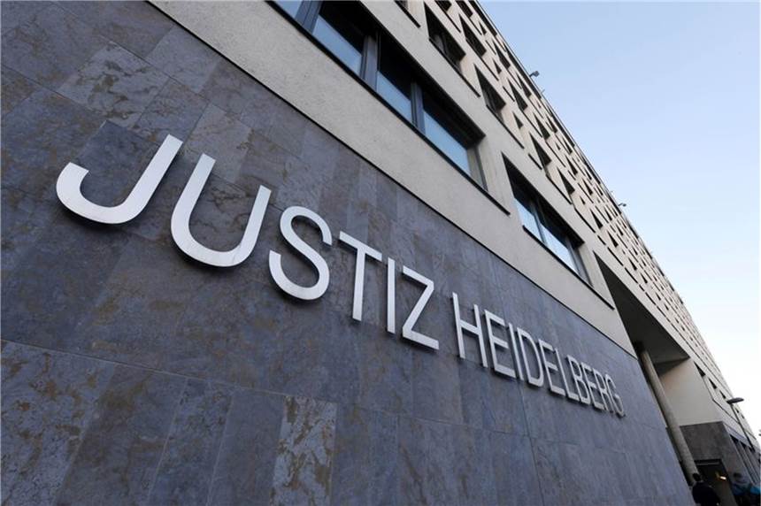 14-Jähriger wegen Mordes an Jugendlichem vor Gericht Außenaufnahme des Justizgebäudes Heidelberg. (Archivbild)