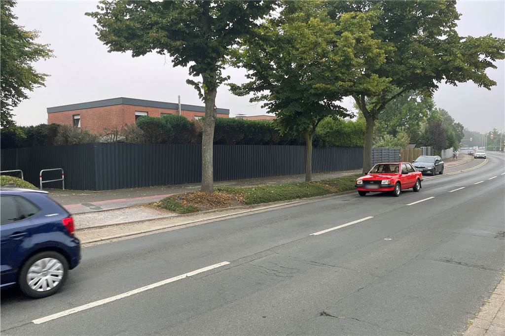 Eine Straße in Werne.