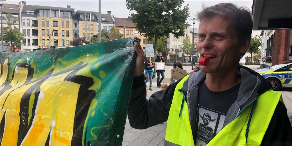 Fridays-For-Future-Organisator über Teilnehmer: „Hätten mehr sein können“ Axel Kilian hat die Fridays-For-Future-Demonstration in Dorsten organisiert.
