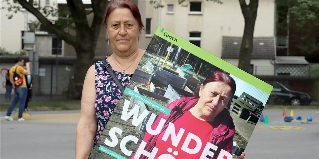 Fotograf aus Lünen weiß: Münsterstraße ist für sie Heimat, Himmel, Glück Baira Lüttschwager ist Gärtnerin im Gartentreff. "Die Münsterstraße ist wunderschön", sagt die Lünerin.