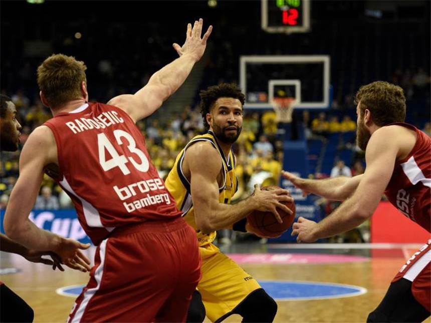 Bamberg setzte sich im Halbfinale gegen Ludwigsburg durch. Foto: Rainer Jensen