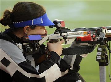 Barbara Engleder wurde im Finale mit dem Sportgewehr Sechste. Foto: Marius Becker