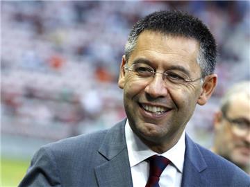 Barcelona-Präsident Josep María Bartomeu sich nicht mehr wegen Steuerbetrugsvorwürfen verantworten. Foto: Sebastien Nogier