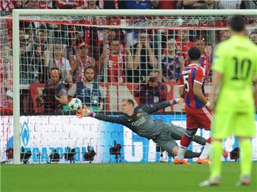 Barcelonas Torhüter Marc-André ter Stegen zeigte einige Glanzparaden. Foto: Tobias Hase