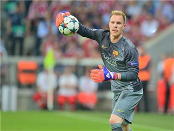 Barcelonas Torwart Marc-André ter Stegen zeigte gegen die Bayern eine ganz starke Leistung. Foto: Peter Kneffel