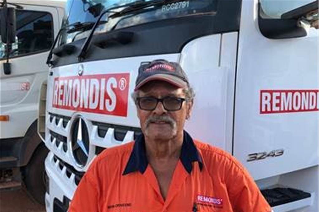Remondis-Mitarbeiter aus sechs Ländern geben Einblick in Corona-Alltag Barry Sisson (63 Jahre) ist Truck-Driver für Remondis-Weipa in Australien (Queensland).