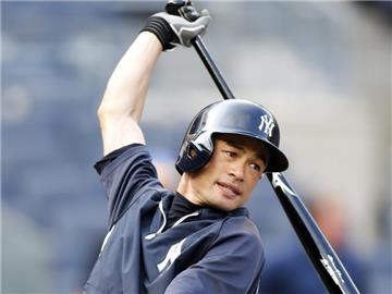 Baseball-Profi Ichiro Suzuki von den New York Yankees hat seinen 4000. Hit in der MLB gelandet. Foto: Jason Szenes