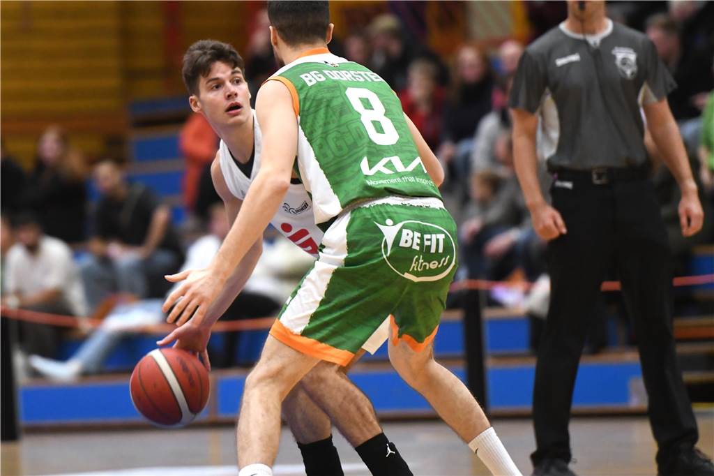 Basketball Regionalliga West, 16. November 2024, Rosa-Parks-Halle, Hertener Löwen - BG Dorsten 77:64.