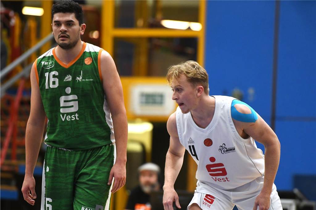 Basketball Regionalliga West, 16. November 2024, Rosa-Parks-Halle, Hertener Löwen - BG Dorsten 77:64.
