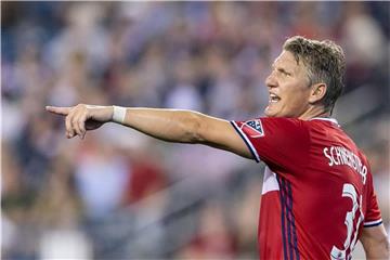 Bastian Schweinsteiger tritt in den Playoffs der MLS mit Chicago Fire gegen die New York Red Bulls an. Foto: Andrew Katsampes/ISIPhotos