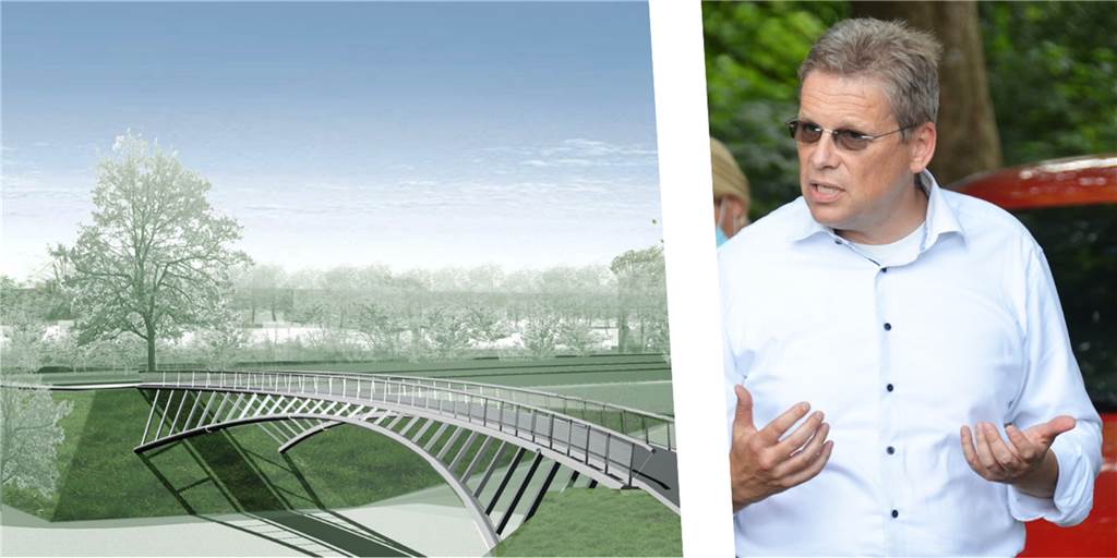 Baudezernent Arnulf Rybicki äußert sich zum umstrittenen Brücken-Neubau über die B54.