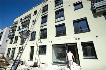 Baustelle eines zukünftigen Wohnhauses in Stuttgart. Foto: Sina Schuldt