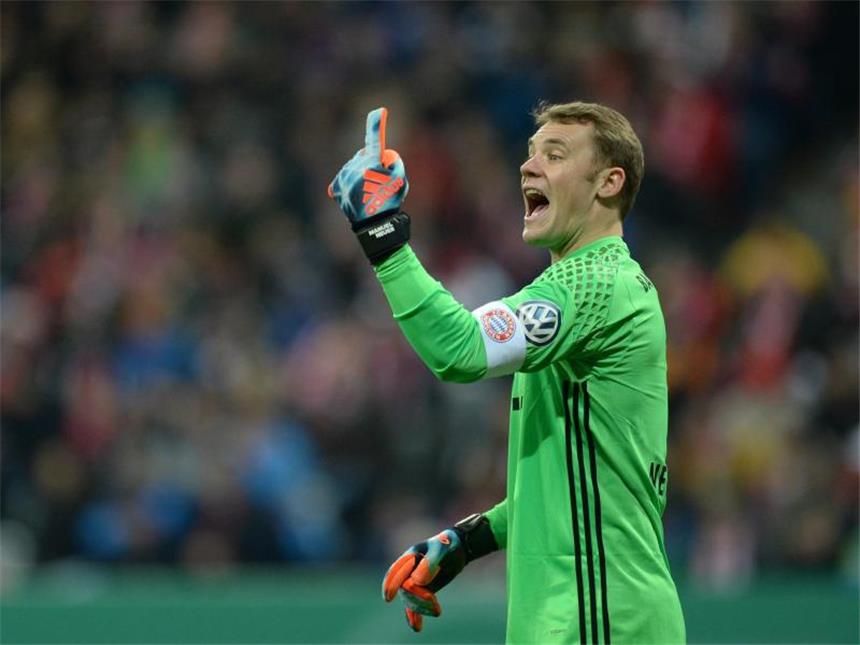 Sprüche zum 24. Spieltag der Fußball-Bundesliga Bayern-Torwart Manuel Neuer musste gegen Frankfurt keinen Gegentreffer hinnehmen. Foto: Andreas Gebert