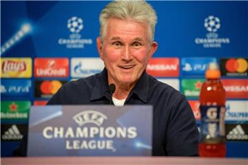 Bayern-Trainer Jupp Heynckes zeigte sich vor dem Rückspiel gegen PSG sichtlich entspannt. Foto: Matthias Balk