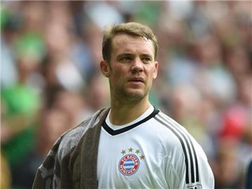 Bayerns Torwart Manuel Neuer gab nach seiner Zehenverletzung gegen Werder Bremen sein Comeback. Foto: Carmen Jaspersen