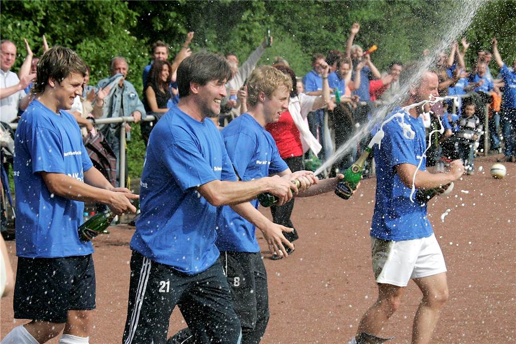 Bei BW Huckarde feierte der VfB Habinghorst am 14. Mai 2007 den Landesliga-Aufstieg.