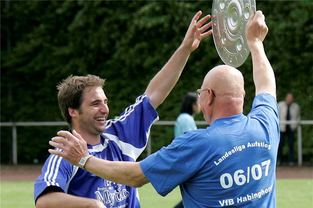 Bei BW Huckarde feierte der VfB Habinghorst am 14. Mai 2007 den Landesliga-Aufstieg.