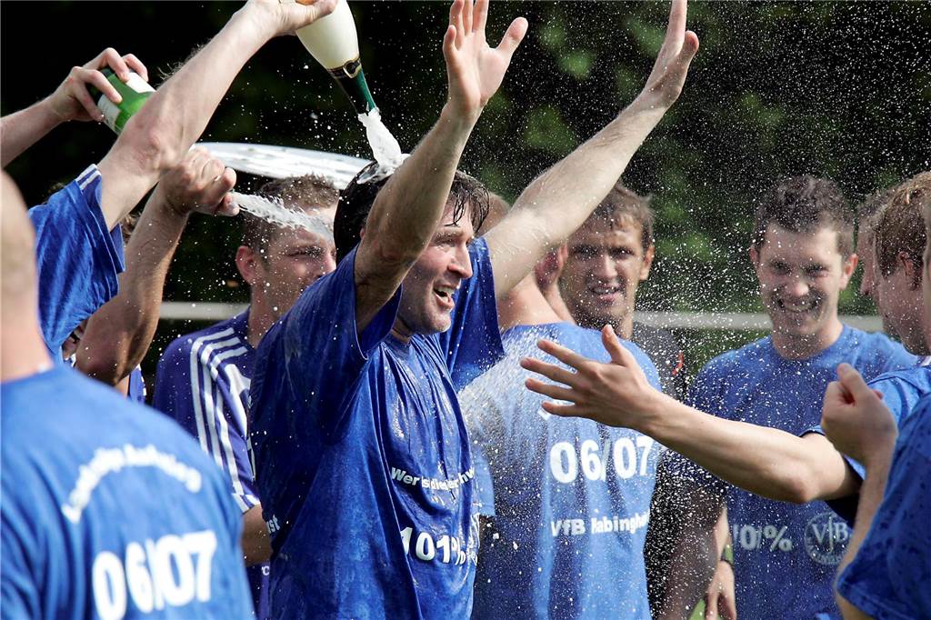 Bei BW Huckarde feierte der VfB Habinghorst am 14. Mai 2007 den Landesliga-Aufstieg.