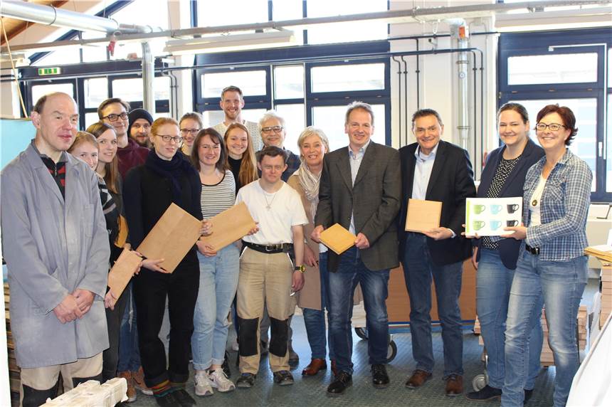 Made in Nordkirchen: So sollen Merchandiseartikel Baustein der Inklusion werden Bei dem Workshop in Nordkirchen entstanden konkrete Ideen, welche Nordkirchen-Artikel in der Caritas-Werkstatt produziert werden könnten.