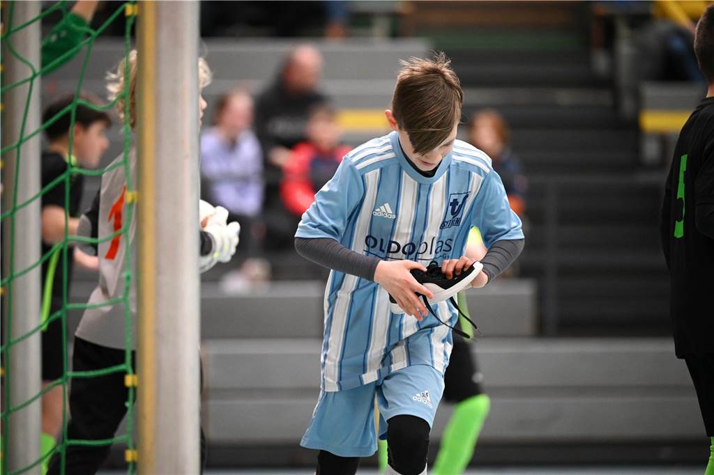 Bei den E-Junioren hat der TuS Haltern am See den Titel geholt. Mit 13 Punkten aus fünf Spielen landete der TuS vor dem SV Hullern (zehn Punkte) und dem SV Bossendorf (8 Punkte).