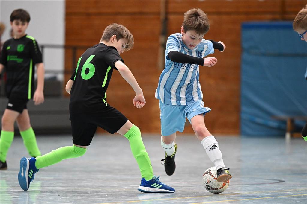 Bei den E-Junioren hat der TuS Haltern am See den Titel geholt. Mit 13 Punkten aus fünf Spielen landete der TuS vor dem SV Hullern (zehn Punkte) und dem SV Bossendorf (8 Punkte).