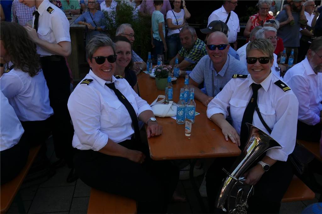 Bei den Marktplatztönen stand am Sonntag das große Husarenkonzert auf dem Plan.