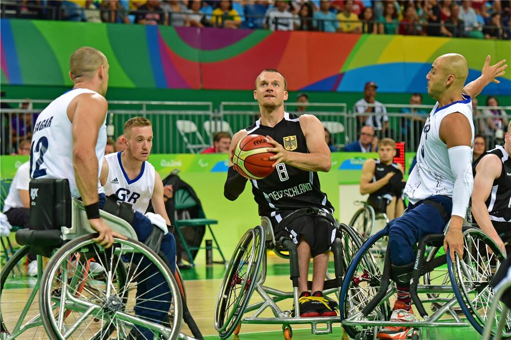 Paralympics-Teilnehmer André Bienek: Privat würde ich nicht um die Welt reisen Bei den Paralympics 2016 in Peking spielte André Bienek mit dem deutschen Team auch gegen Großbritannien.