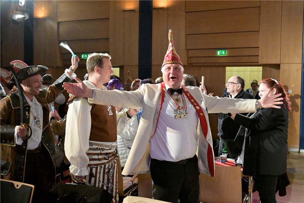 Bei der Galasitzung der Interessensgemeinschaft Werner Karneval (IWK) im Kolpingsaal wurde am Samstag (28.1.) ausgelassen gefeiert.