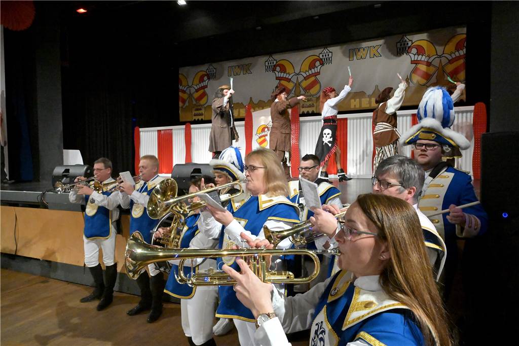Bei der Galasitzung der Interessensgemeinschaft Werner Karneval (IWK) im Kolpingsaal wurde am Samstag (28.1.) ausgelassen gefeiert.