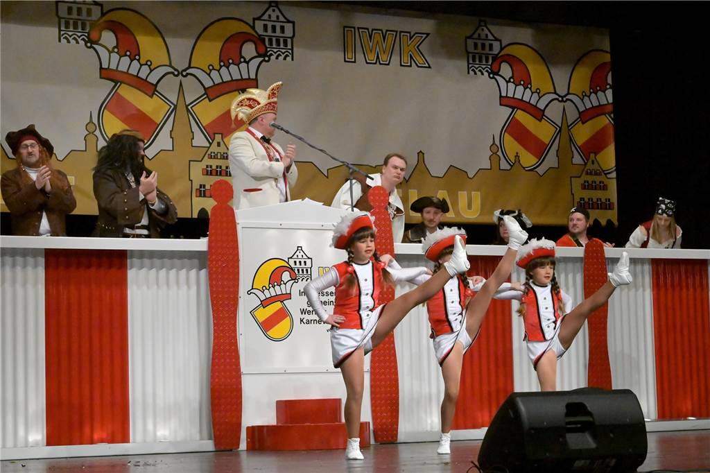 Bei der Galasitzung der Interessensgemeinschaft Werner Karneval (IWK) im Kolpingsaal wurde am Samstag (28.1.) ausgelassen gefeiert.