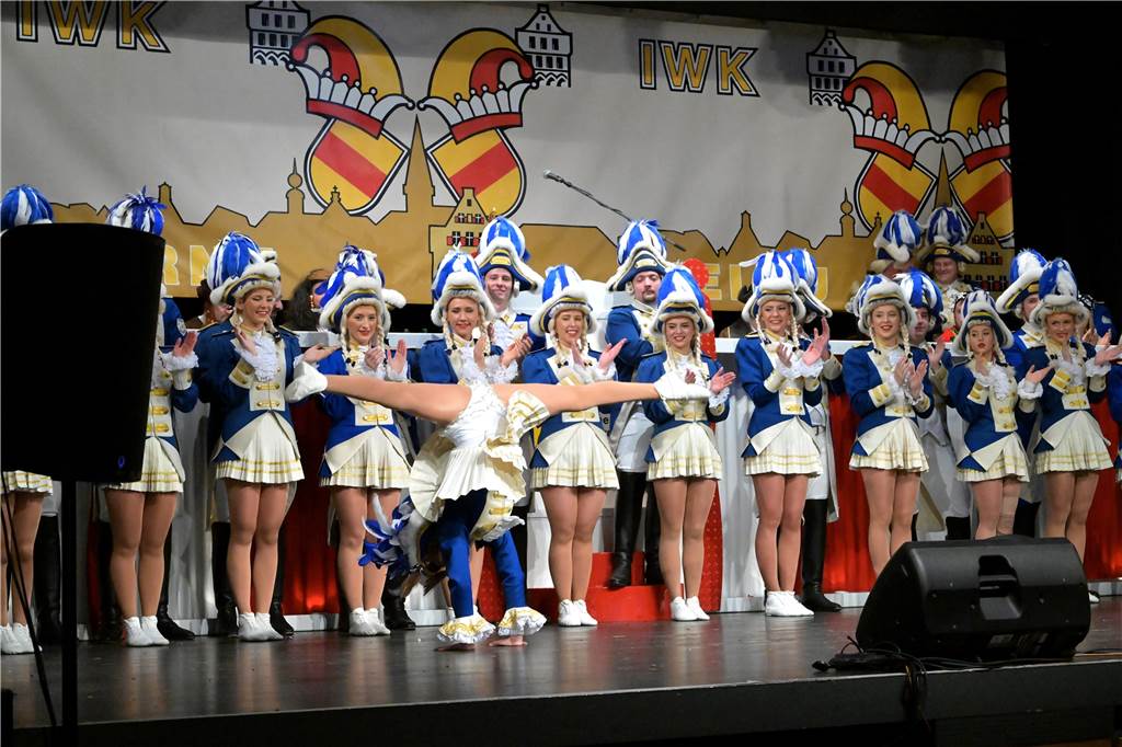 Bei der Galasitzung der Interessensgemeinschaft Werner Karneval (IWK) im Kolpingsaal wurde am Samstag (28.1.) ausgelassen gefeiert.