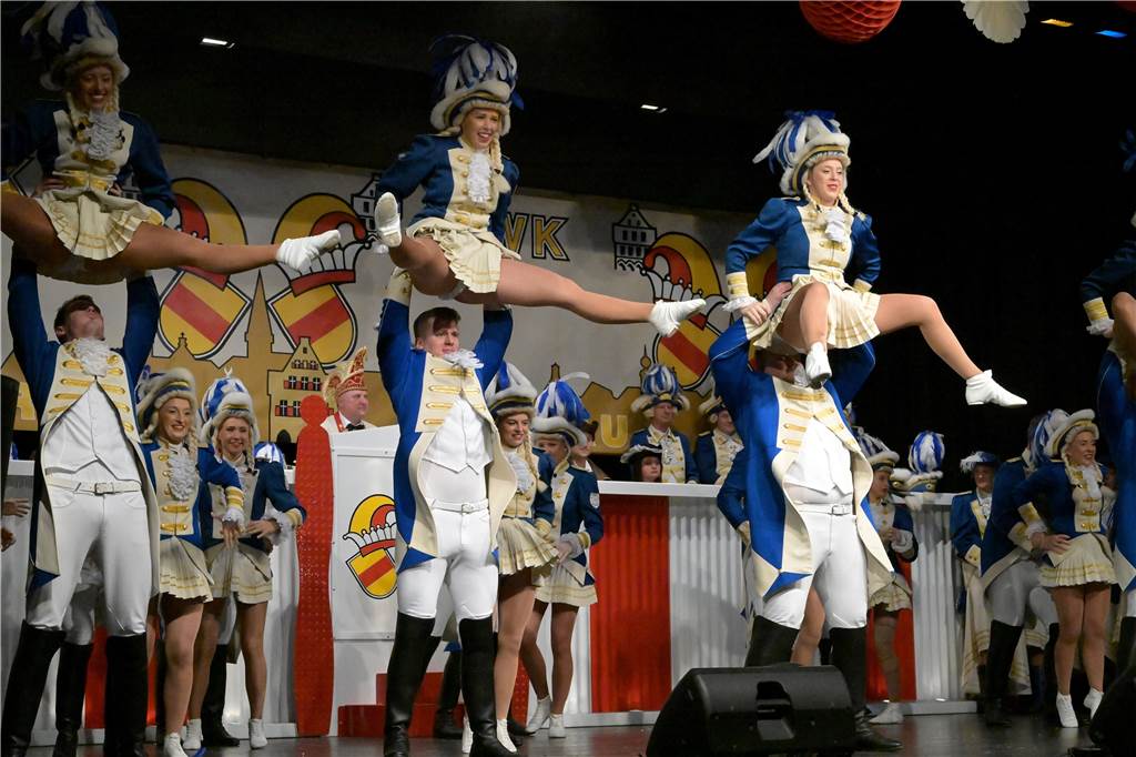 Bei der Galasitzung der Interessensgemeinschaft Werner Karneval (IWK) im Kolpingsaal wurde am Samstag (28.1.) ausgelassen gefeiert.