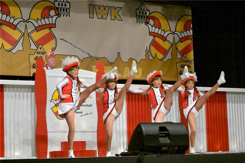 Bei der Galasitzung der Interessensgemeinschaft Werner Karneval (IWK) im Kolpingsaal wurde am Samstag (28.1.) ausgelassen gefeiert.