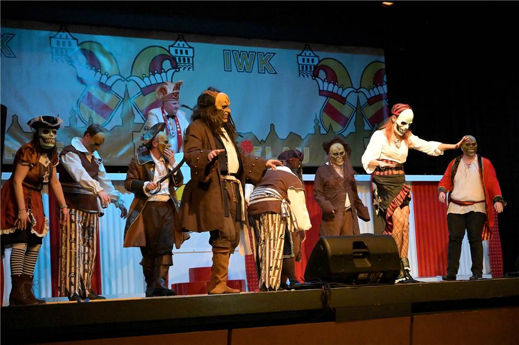 Bei der Galasitzung der Interessensgemeinschaft Werner Karneval (IWK) im Kolpingsaal wurde am Samstag (28.1.) ausgelassen gefeiert.