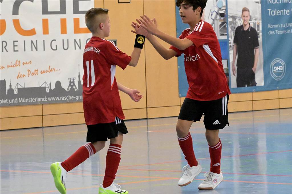 Bei der Hallenstadtmeisterschaft der E-Junioren setzte sich der SV Preußen Lünen durch.