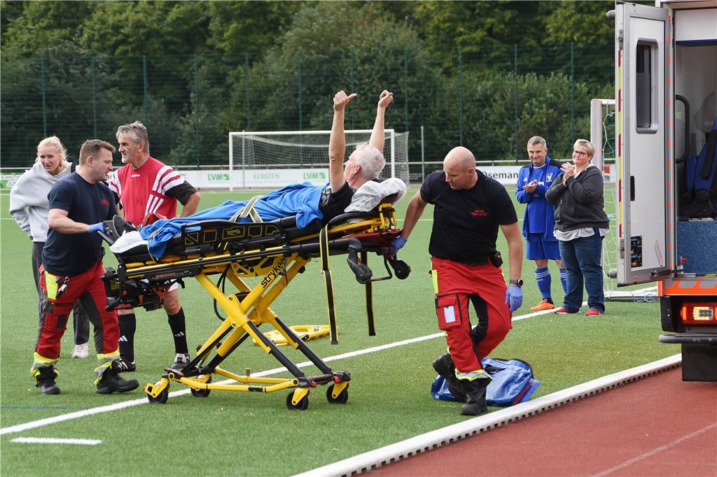 Bei der Ü40-Stadtmeisterschaft hat sich das Team des TuS Haltern im Elfmeterschießen gegen den TuS Sythen durchgesetzt und den Titel geholt.