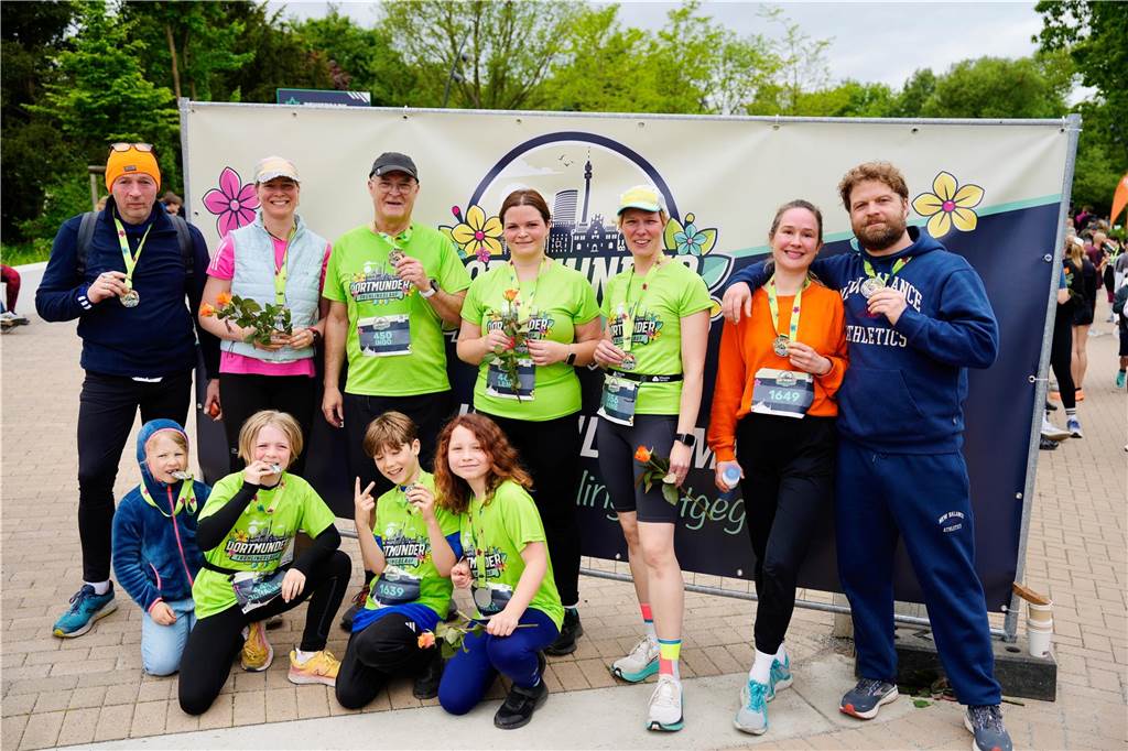 Bei Dortmunder Frühlingslauf im Revierpark Wischlingen waren am Sonntag viele Laufbegeisterte unterwegs.