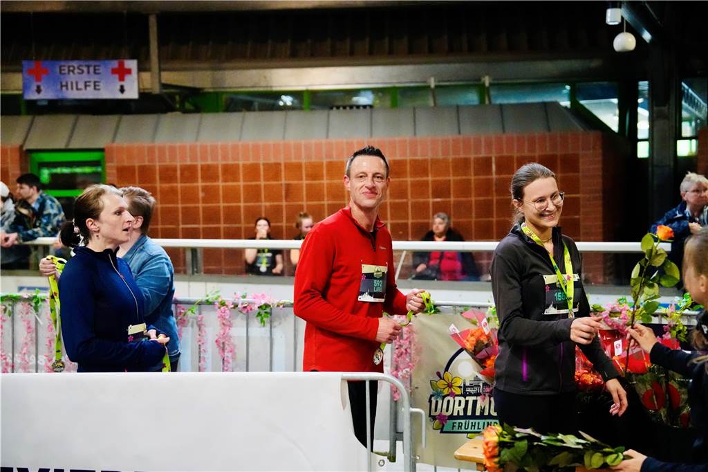 Bei Dortmunder Frühlingslauf im Revierpark Wischlingen waren am Sonntag viele Laufbegeisterte unterwegs.