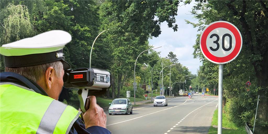 Geschwindigkeits-Kontrollen in Werne: Blitzt die Stadt bald auf eigene Faust? Bei Geschwindigkeitskontrollen wie hier auf der Münsterstraße kamen in Werne bislang nur mobile Blitzer von Polizei und Kreisordnungsbehörde zum Einsatz.